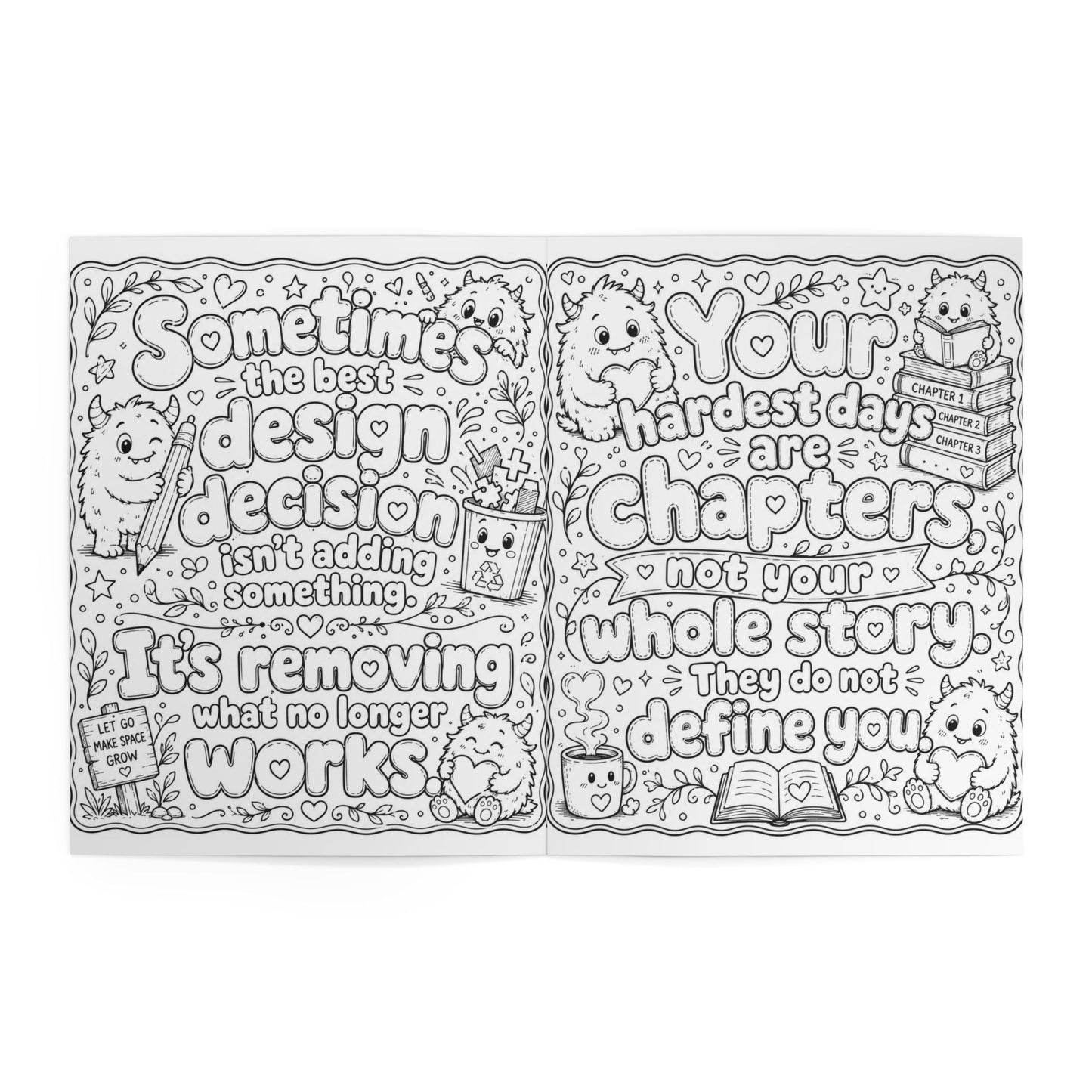 Mantra Monster Coloring Book