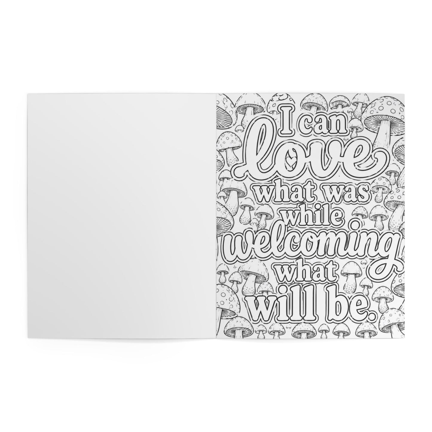 Mushroom Wisdom Coloring Book