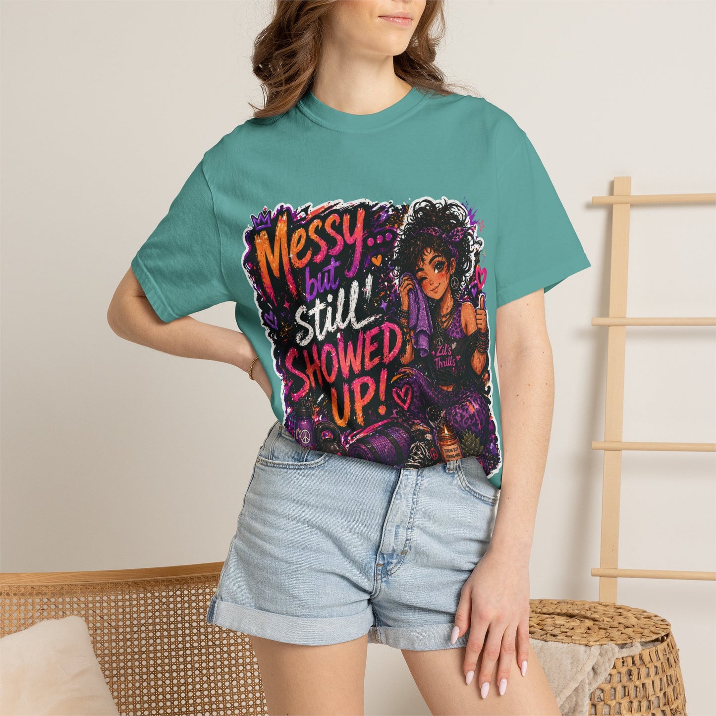 Messy Showed Up Tee