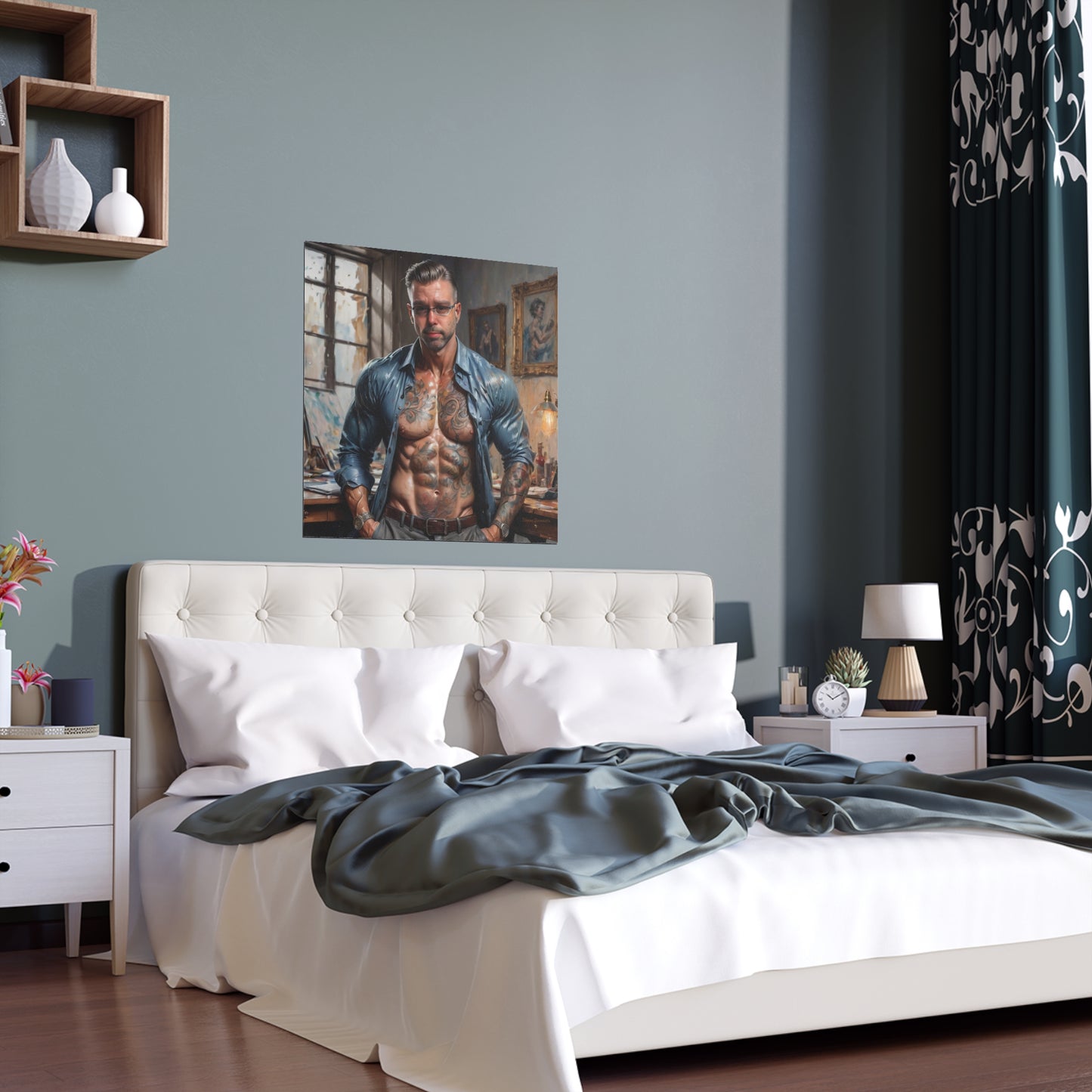Indoor and Outdoor Silk Posters (Square 2)