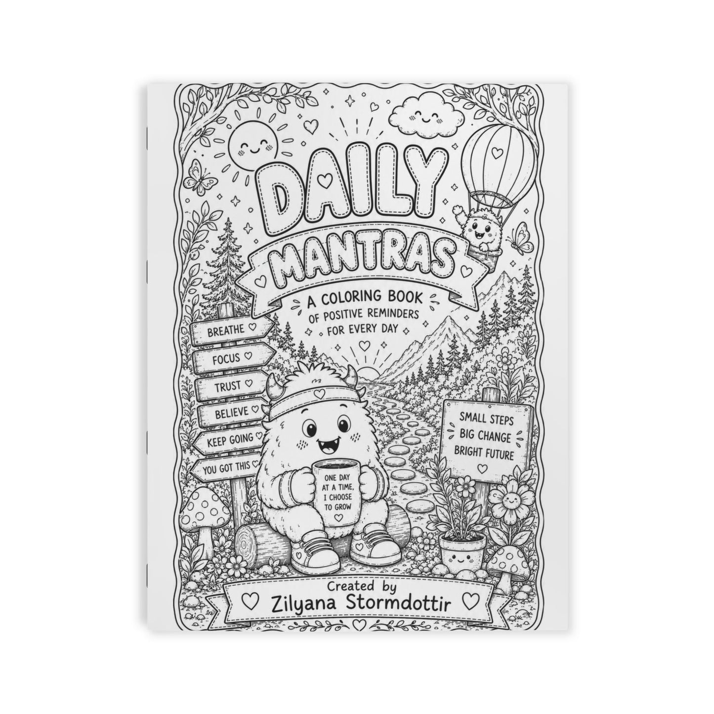 Mantra Monster Coloring Book