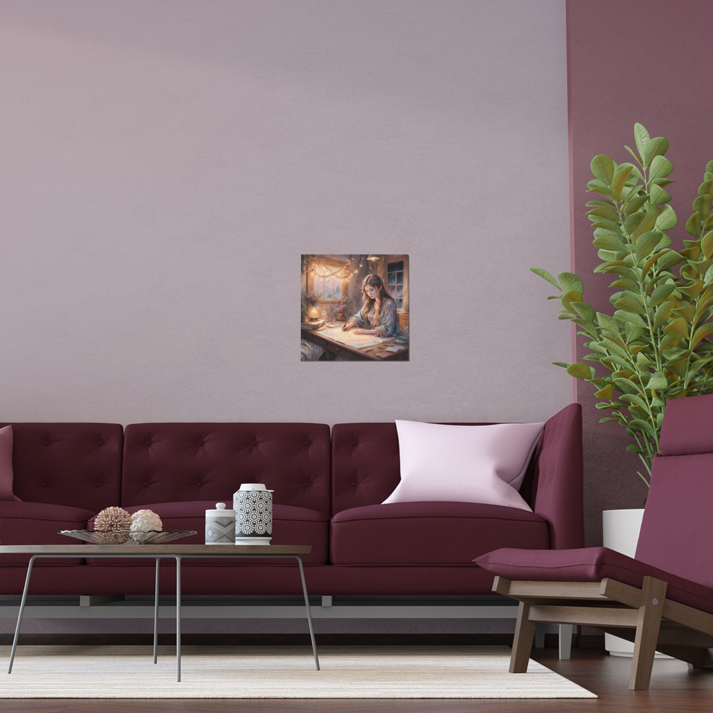 Indoor and Outdoor Silk Posters (Square 43)