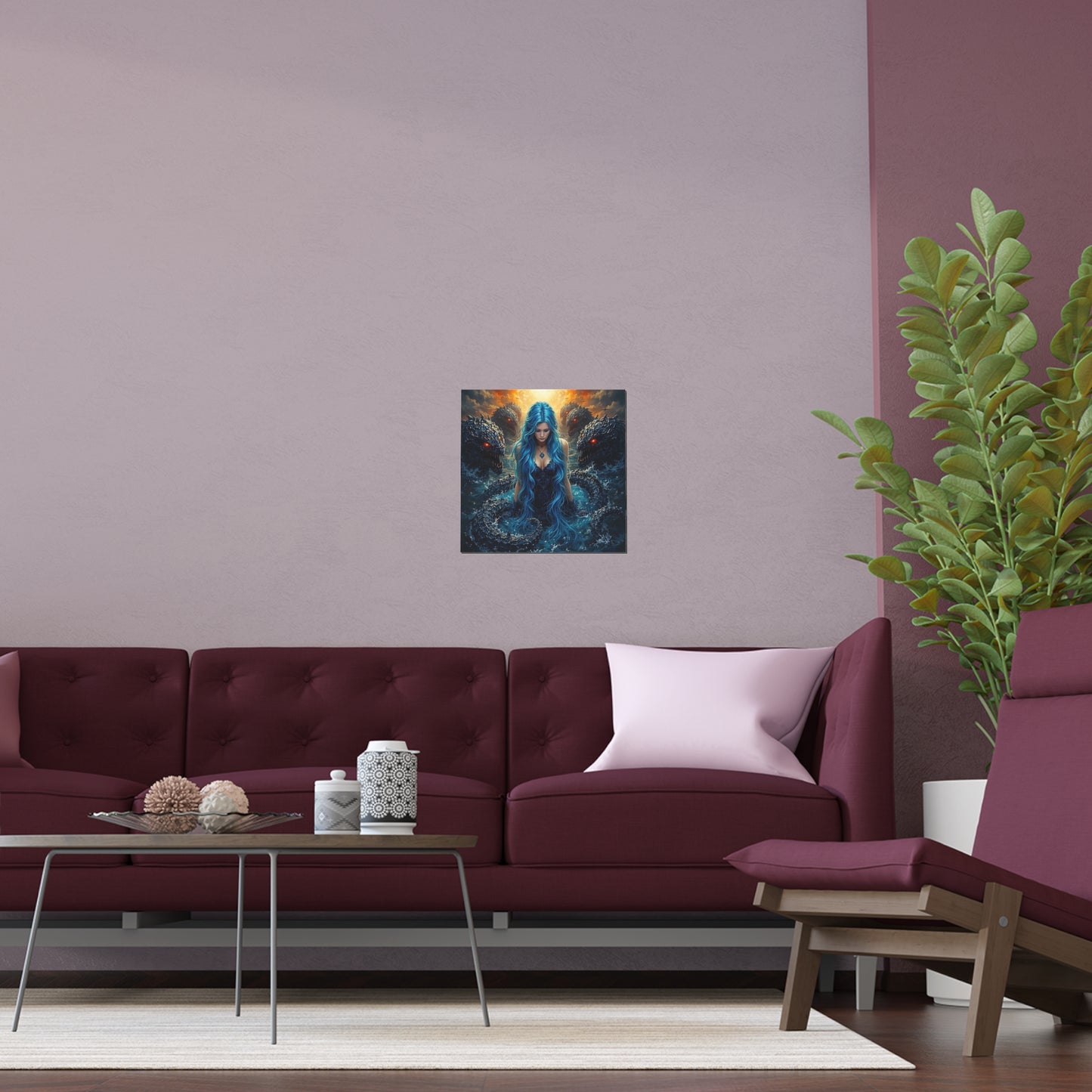 Indoor and Outdoor Silk Posters (Square 5)