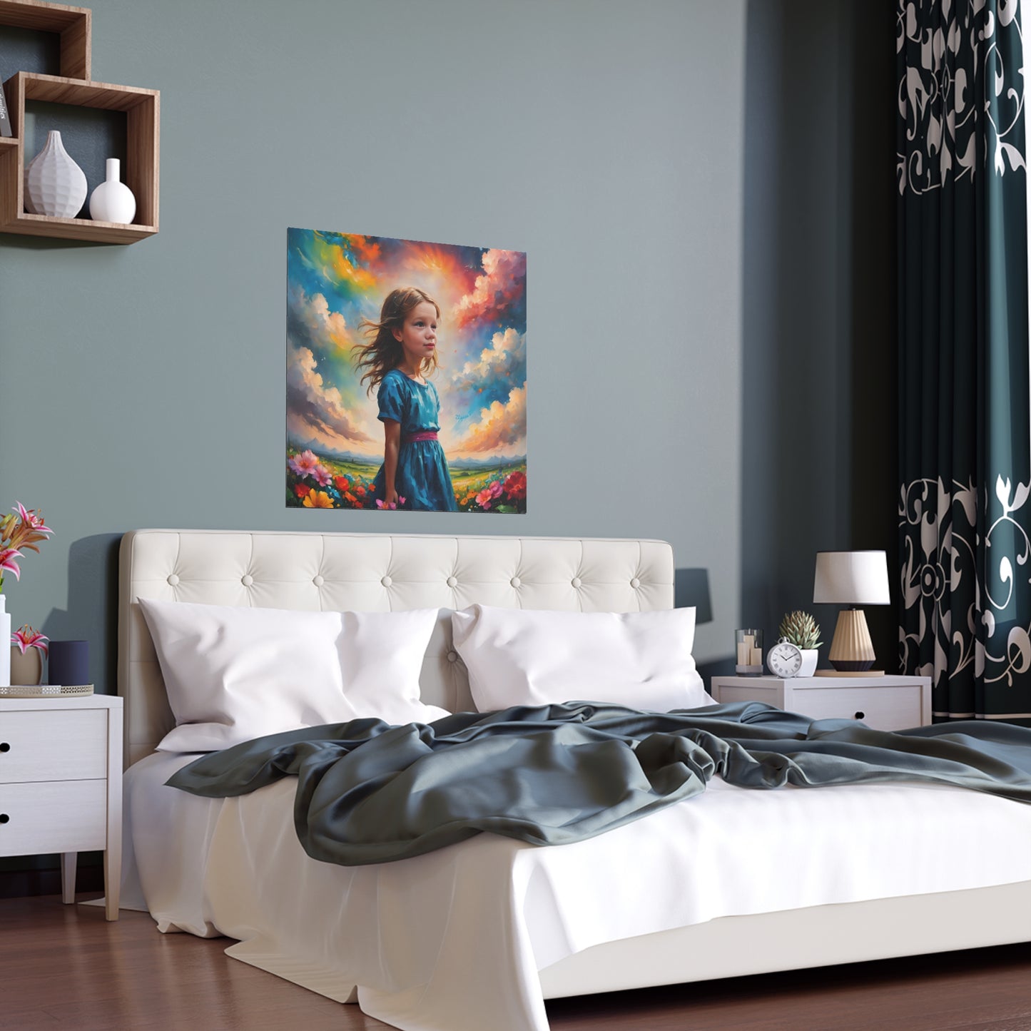 Indoor and Outdoor Silk Posters (Square 11)