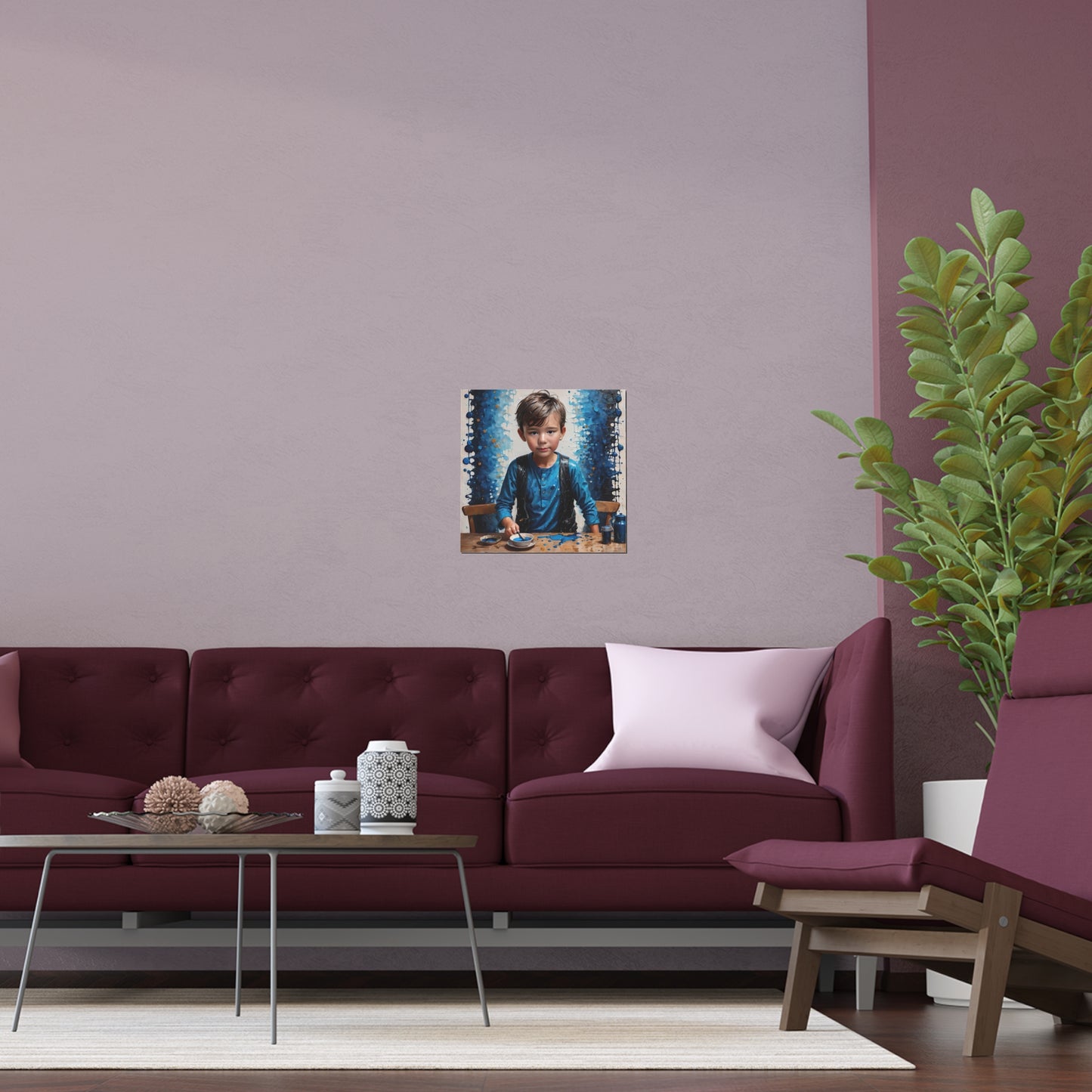Indoor and Outdoor Silk Posters (Square 4)