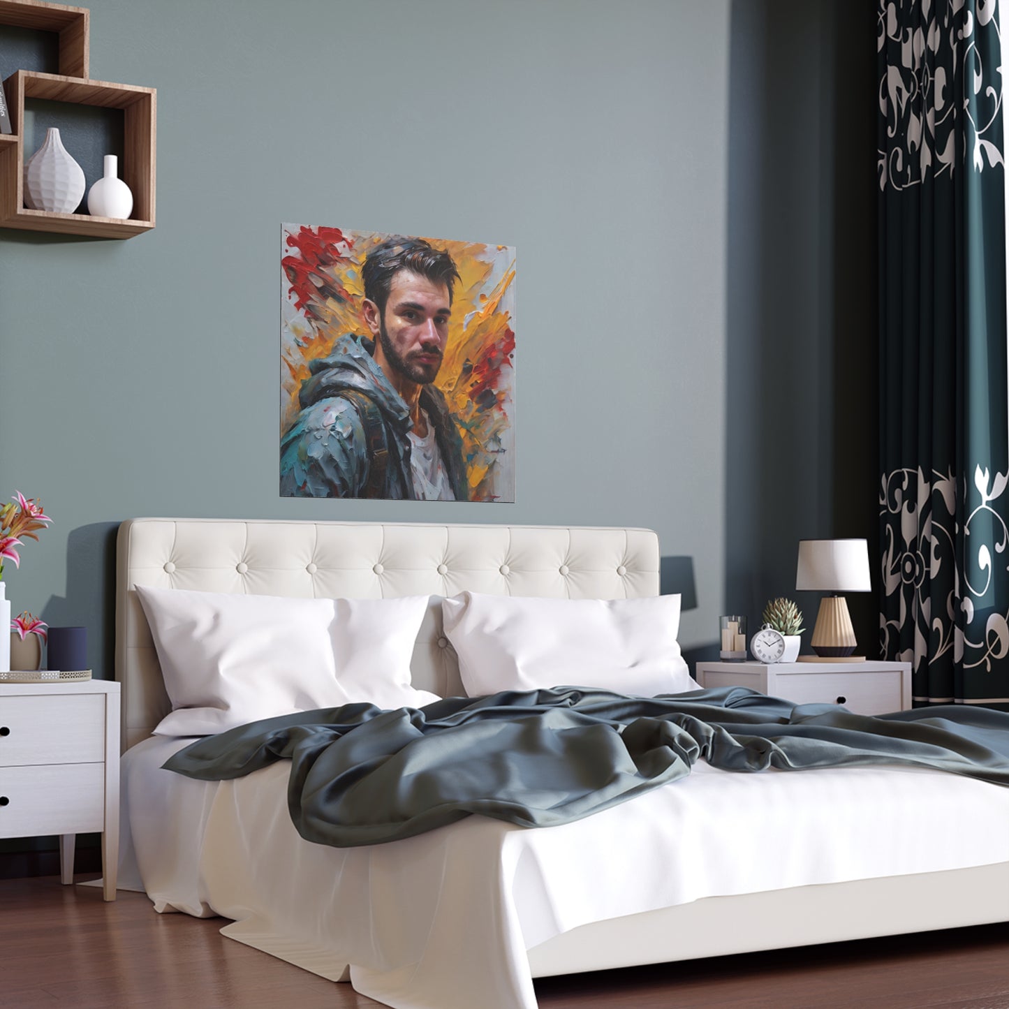 Indoor and Outdoor Silk Posters (Square 34)