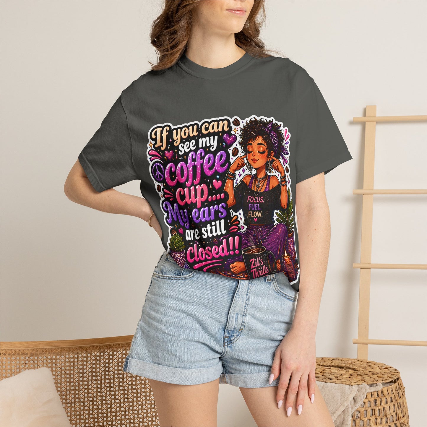 Coffee First, Then Words Tee